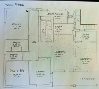 Appartamento a Pisa, 10 locali, 175 m², da ristrutturare in vendita