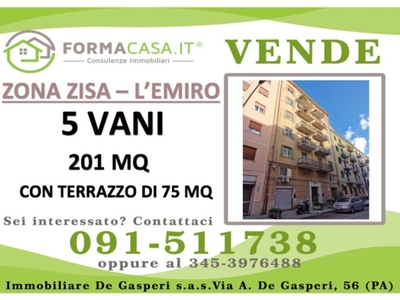 Appartamento in Via Cardinale Tomasi, Palermo, 2 bagni, 201 m²