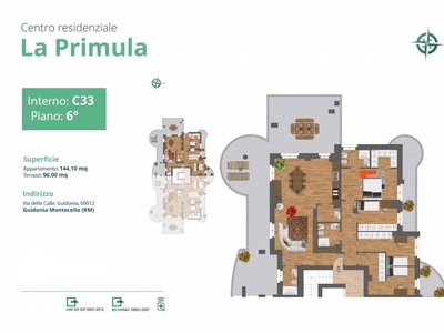 Appartamento in nuova costruzione in zona Montecelio a Guidonia Montecelio