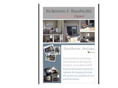Bilocale in affitto a Bisuschio, Via F. Bonvicini 4