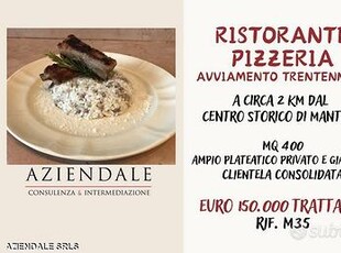 Ristorante/pizzeria avviamento trentennale