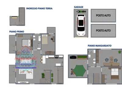 Appartamento in VIA RIGONE, Cento, 5 locali, 2 bagni, con box, 190 m²