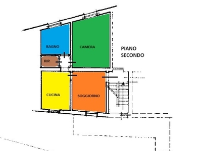 Trilocale in Vendita a Pistoia, 120'000€, 60 m², arredato