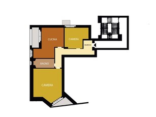 Appartamento in Vendita a Genova, zona San Fruttuoso, 119'000€, 68 m²