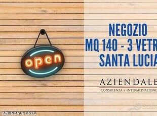 Negozio mq. 140 zona santa lucia