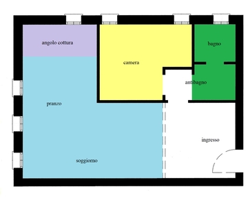 Monolocale in VIA COSTA, Venezia, 1 bagno, 60 m², aria condizionata