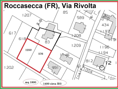 Terreno Residenziale in vendita a Roccasecca via Rivolta