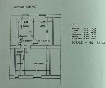 Bilocale a Latina, 1 bagno, 57 m², 2° piano, ascensore in vendita
