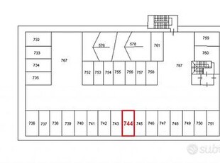 Posto auto coperto (sub 744) dentro autosilo