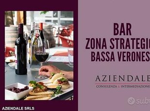 Bar zona strategica nella bassa veronese