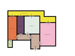 Bilocale in Vendita a Roma, 197'000€, 74 m², arredato