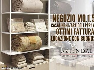 Negozio mq.1.500 con buonuscita