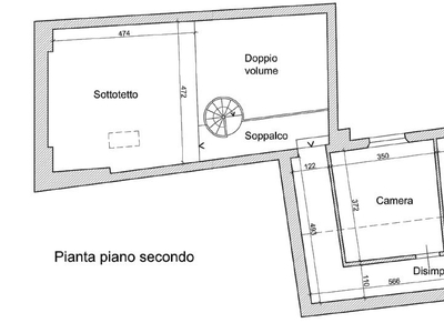 Quadrilocale con terrazzo a Pisa