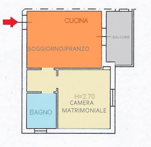 Appartamento in vendita a Colli Al Metauro Pesaro-urbino Calcinelli