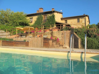 Casale a San Gimignano con terrazza coperta + vista panoramica