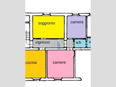 Appartamento in Vendita a Livorno, zona Calzabigi, 140'000€, 93 m²