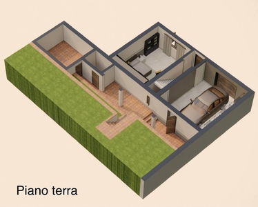 Casa indipendente con box doppio, Santa Maria a Monte montecalvoli in basso