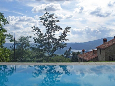 Villa Vallorsaia with private pool, lake view, no neighbors