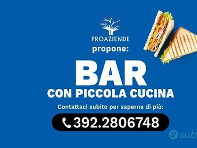 Bar con piccola cucina 2 slot