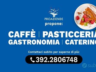 Caffetteria, pasticceria gastronomia catering