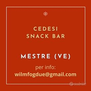 Cedesi attività settore ristorazione - Mestre (VE)