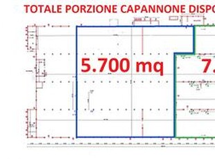 Capannone 13.000 mq Frazionabile