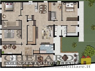 Appartamento in Affitto a Ferrara, zona Entro Mura, 260€, 220 m², arredato