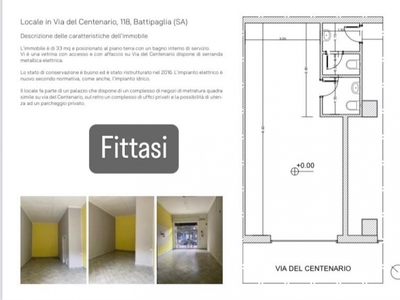 Locale commerciale ristrutturata a Battipaglia