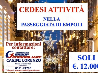 Negozio/Locale commerciale in Vendita in Via Cosimo Ridolfi 50053 a Empoli