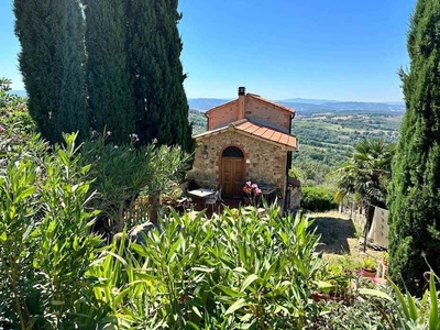 For Sale: Fully Renovated Stone Farmhouse with Terraced Garden in Civitella Paganico, Tuscany