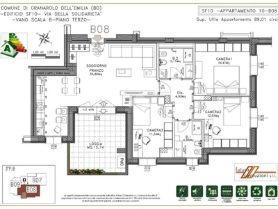 Quadrilocale via San Donato 205, Granarolo Dell'Emilia E Via Dagol, Granarolo dell'Emilia