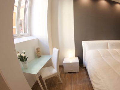 Camera luminosa e moderna in appartamento a Appio Latino, Roma