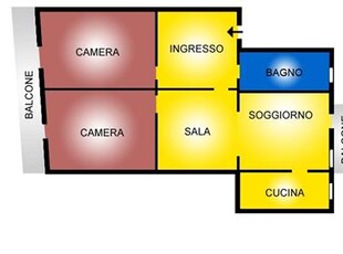 Appartamento - Trilocale a 13.S. Vitale, Bologna