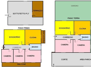 Porzione di bifamiliare in vendita