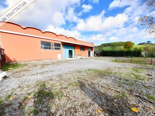 Porzione di Capannone libero su 3 lati, con ampio Piazzale di pertinenza. Ottime condizioni.