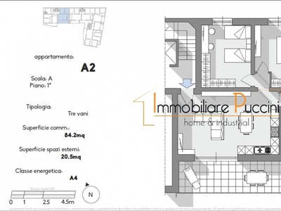 Trilocale con terrazzo a Sesto Fiorentino