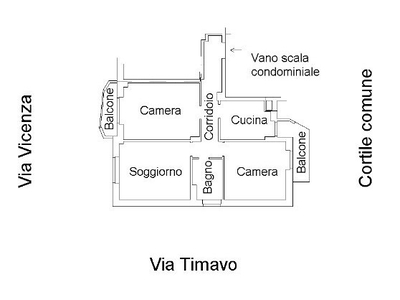 Appartamento in Vendita a Vercelli, 24'188€, 77 m², con Box