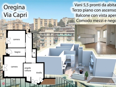 Appartamento in Vendita in Via Vesuvio 2 a Genova