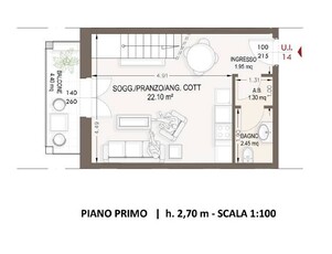 Trilocale in Strada Statale 1 278 in zona Dogana a Luni