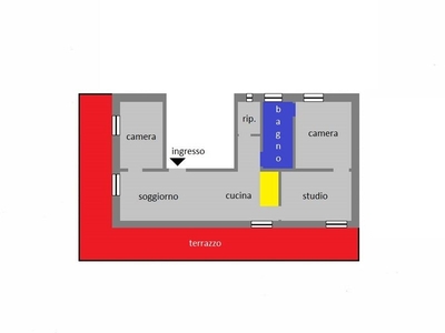 Appartamento in Vendita a Genova, zona Principe, 149'000€, 86 m²